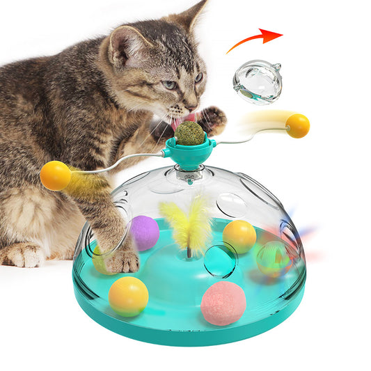 Windmill Funny Cat Interactive Toy