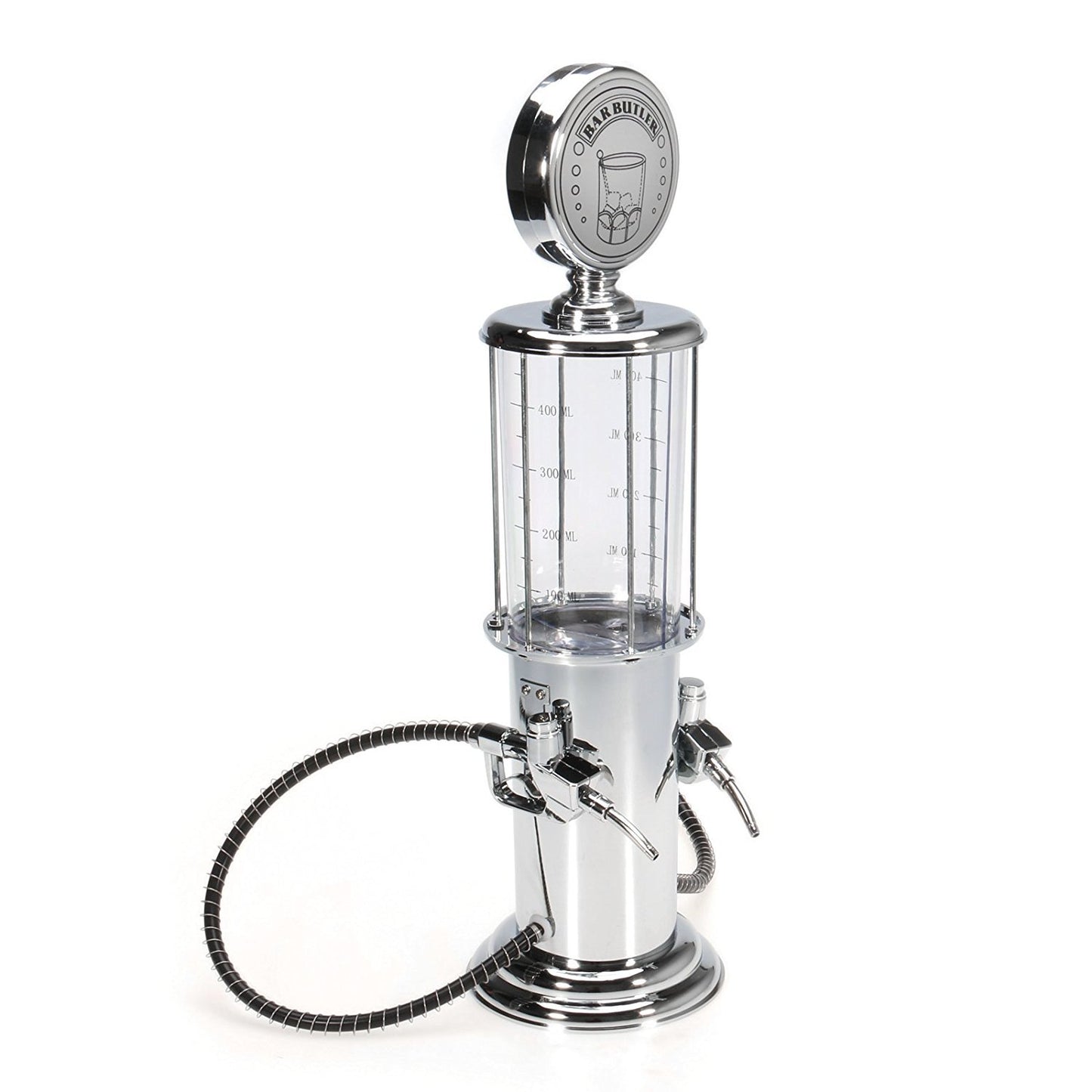 Mini Beer Dispenser Machine Drinking Vessels Double Gun Pump Transparent Layer Design Gas Station Bar Beer Kitchen Drinking Wine