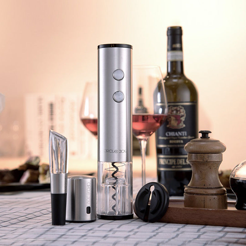 Electric Wine Stainless Steel Automatic Bottle Opener Set