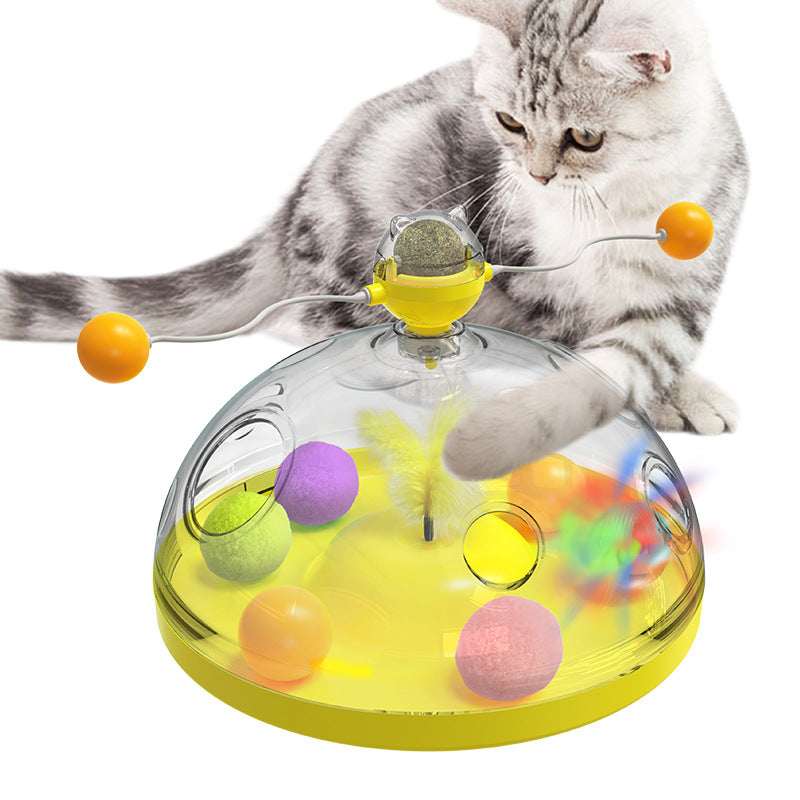 Windmill Funny Cat Interactive Toy