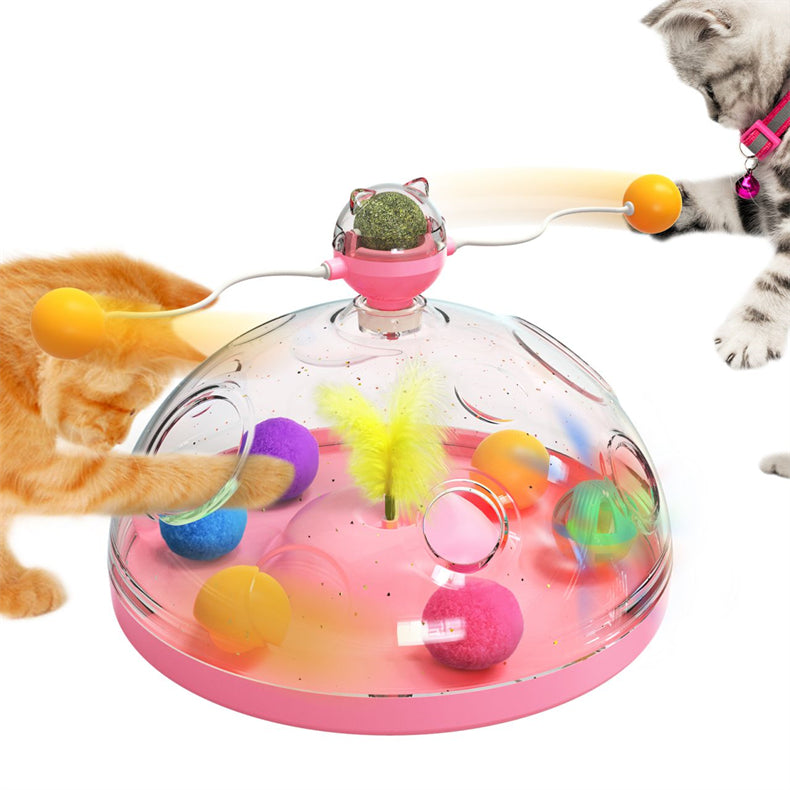 Windmill Funny Cat Interactive Toy