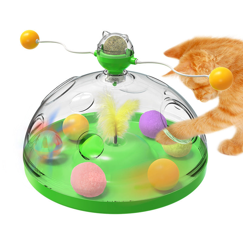 Windmill Funny Cat Interactive Toy