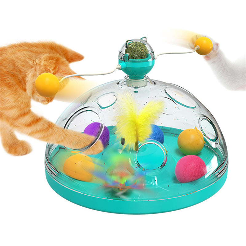 Windmill Funny Cat Interactive Toy